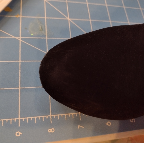 Mari A. Zip up half boots black suede size 6 women's teens - Picture 10 of 12